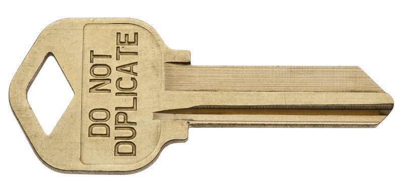 Do Not Duplicate Key